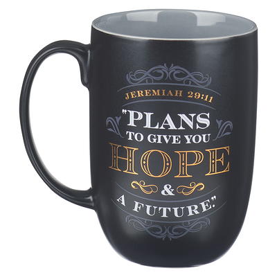 Christian Art Gifts Large Ceramic Bible Verse Coffee & Tea Mug for