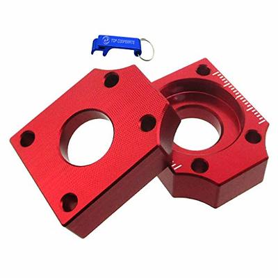 JFG RACING Motorcycle Rear Brake Pedal Foot Lever Folding Tip CNC for  CRF230F 2003-2017 2019 CRF150F 2003-2017 Hawk 250 Red