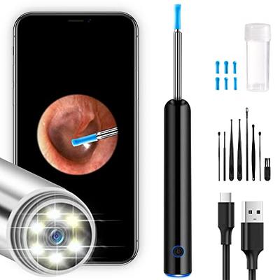 NiceBirdie Ear Wax Removal Tool, Ear Cleaner with Camera and Light 1080P Ear  Scope Ear Wax