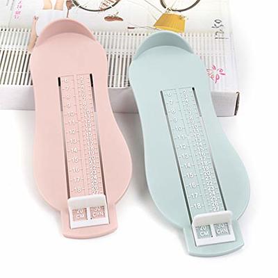 Toddler Kids Foot Measurer Shoe Foot Length Clothes Tape Measuring Device  Shoes Sizer Measuring Gauge Fitting Device Red