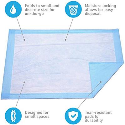 Disposable Baby Changing Pad Liner - Economy Pack 50 Count (17 x 24 Inch) -  Waterproof Absorbent Blue Hospital Underpad for Incontinence with Moisture  Protector - Small Chux by BrightCare - Yahoo Shopping