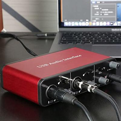 USB-C Audio Interface Audio Interface Microphone Preamps with 48V