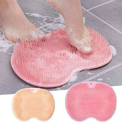 Shower Foot Scrubber Mat with Non-Slip Suction Cups, Foot