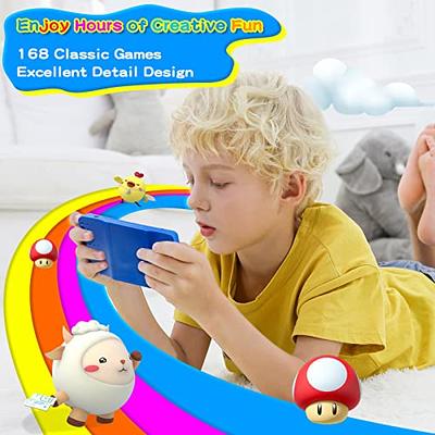  Kids Handheld Game Portable Video Game Player with 200 Games 16  Bit 2.5 Inch Screen Mini Retro Electronic Game Machine ,Best Gift for Child  (Blue) : Toys & Games