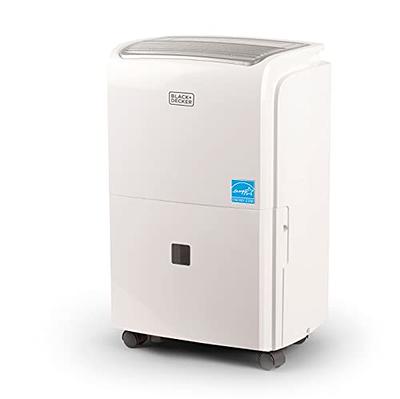 BLACK+DECKER 1500 Sq. Ft. Dehumidifier for Medium to Large Spaces and  Basements, Energy Star Certified, Portable, BDT20WTB , White - Yahoo  Shopping