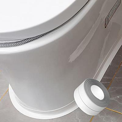 Bathroom Bathtub Seal, Self-adhesive Sealing Waterproof Silicone Tape for  Sink, Kitchen Countertop, Shower, Toilet and Wall Corners (1.5 X 10.5FT ,  White) 