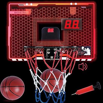 Indoor Mini Basketball Hoop with Electronic Scoreboard Over The Door  Basketball