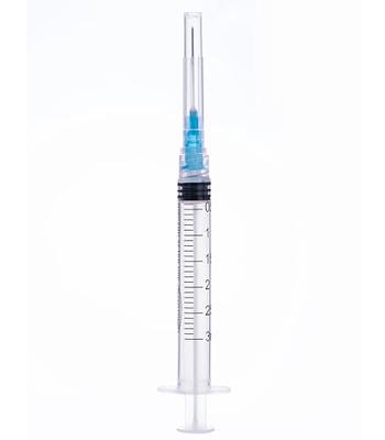 Disposable 1ml Syringe with 30G Needle, Individual Package pack of 20