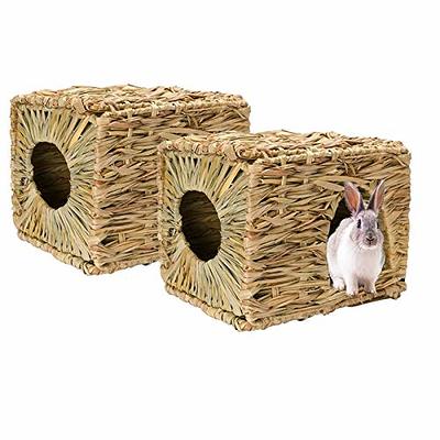 Marshall Woven Grass Hide-A-Way Small Pet Hut, small pet Tunnels &  Hideouts