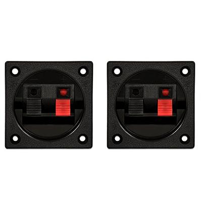 TNP Home Theater Speaker Wall Plate Outlet - 7.1 Surround Sound Audio  Distribution Panel, Gold Plated Copper