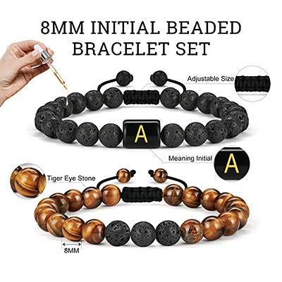 Buy The Tigers Eye Mens Beaded Bracelet | JaeBee Jewelry 8