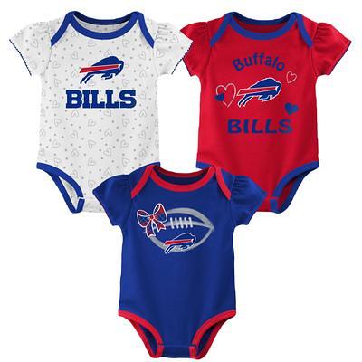 Newborn & Infant Royal/Red Buffalo Bills Too Much Love Two-Piece Bodysuit  Set