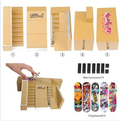 Buy KETIEE Finger Skateboard Park Ramp Toys Mini Fingerboard Skate