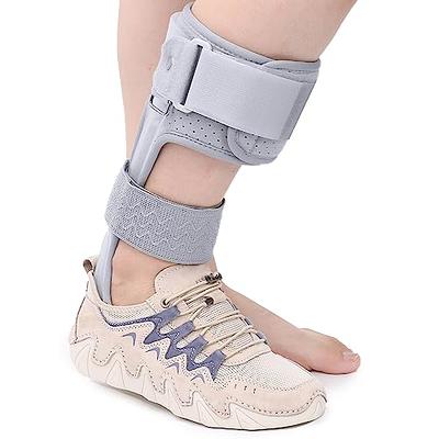 AFO Drop Foot Brace Medical Ankle Foot Orthosis Support Foot Drop Postural  Correction Brace Walking with Shoes for Stroke Hemiplegia Men & Women Right