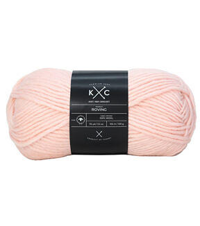 3.5oz Bulky Wool 115yd Craft Roving Yarn by K+C - Dusty Pink - Yahoo  Shopping