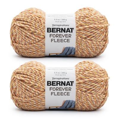 Bernat® Blanket™ #6 Super Bulky Polyester Yarn, White Beach 10.5oz/300g,  220 Yards (4 Pack)