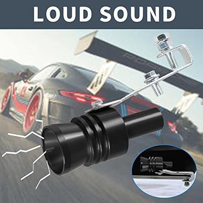YESHMA Universal Black Turbo Sound Whistle Muffler Pipe Sounder