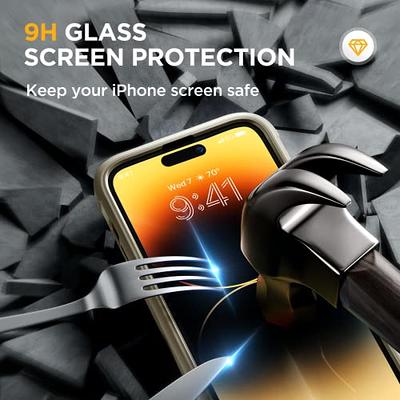 SUPFINE for iPhone 13 Pro Max Case [Compatible with MagSafe] [10 FT  Military Grade Drop Protection] 2X [ Tempered Glass Screen Protector+Camera  Lens