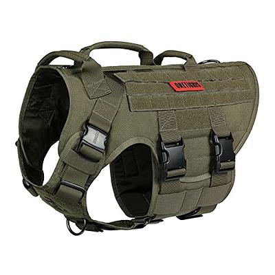 OneTigris Large Tactical Dog Harness, No Pulling Adjustable Dog