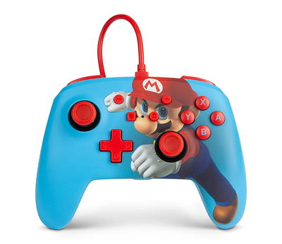 Enhanced Wired Controller and Slim Case for Nintendo Switch — Mario Fireball