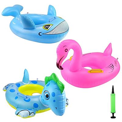 MoKo Inflatable Mermaid Pool Floats, Cute Swimming Ring Tube Fish