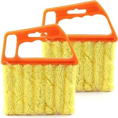 Window Blind Cleaner Duster Brush with Washable 3 Finger