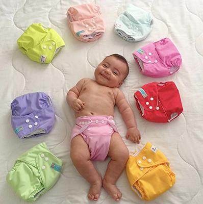 ALVABABY Baby Cloth Diapers 6 Pack