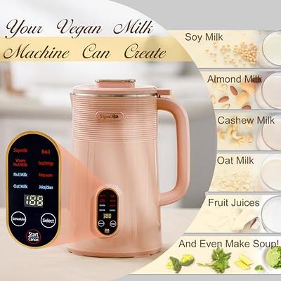 MOOSUM Milk Frother, 4-in-1 10.2oz/300ml Electric Milk Steamer, Easy Clean, Automatic Hot/Cold Foam Maker, Hot Chocolate Maker, 120V