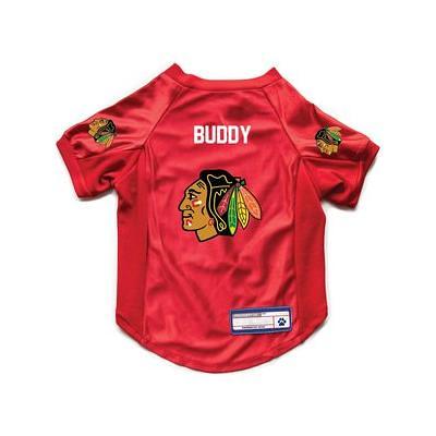 LITTLEARTH NHL Personalized Stretch Dog & Cat Jersey, Chicago