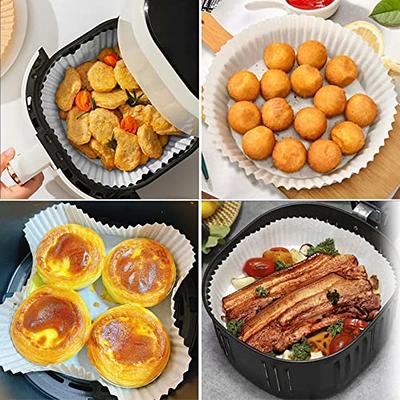 100pcs Disposable Air Fryer Paper Liners, Round Paper Liner For Air Fryer  Basket, Non-Stick, Oil Proof, Water Proof, Cooking Baking Roasting Disposable  Fryer Filter Paper
