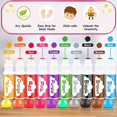 Soucolor Washable Dot Markers for Toddlers Kids Preschool, 10 Colors 2 oz  Bingo Daubers Paint Markers Set with 48 Pages Tearable Activity Book for  Toddler Arts and Crafts Kits Supplies, Water-Based - Yahoo Shopping