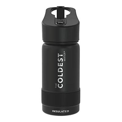 Coldest Sports Water Bottle 40 oz (Straw Lid), Leak Proof, Vacuum Insulated Stainless Steel, Hot Cold, Double Walled, Thermo Mug, Metal