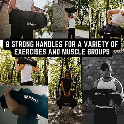 Heavy Duty Sandbag - Workout Bag with Handles for Weight Training - for  Weighted Exercise, Home Fitness and More - Gym Accessories for Men and Women  - Yahoo Shopping