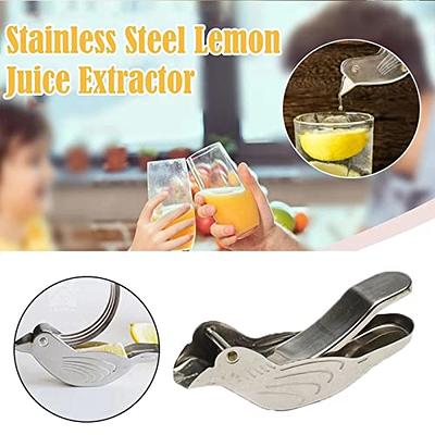 Portable Fresh Juice Presser Fruit Extractor Orange Citrus Lime Lemon  Squeezer Hand Press Juicer Metal Portable Manual Juicer