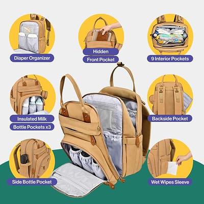 Baby Essentials Travel Bag - Multi function Waterproof Diaper Bag