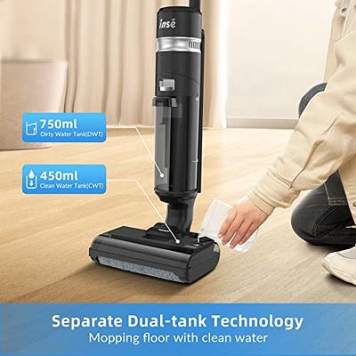 Dreametech H12 Dual Smart Wet Dry Vacuum, Floor Cleaner Mop Combo 4-in-1  Cordless Vacuum for Multi-Surface, One-Step Self Cleaning with Hot Air  Drying - Yahoo Shopping