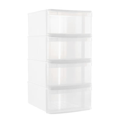 Clear Stackable Drawer Organizer, Large