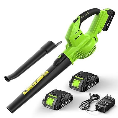 SnapFresh Leaf Blower - 20V Leaf Blower Cordless with Battery