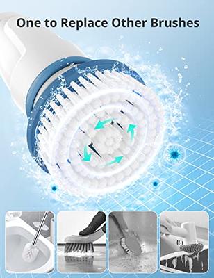 Electric Spin Scrubber, Cordless Scrubber Cleaning Brush with Long