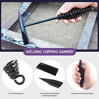 1pc Wood Handle Welding Hammer For Removing Slag On Welds