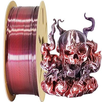 TTYT3D 3D Printer PLA Filament Silk Black Color Change to Red 2