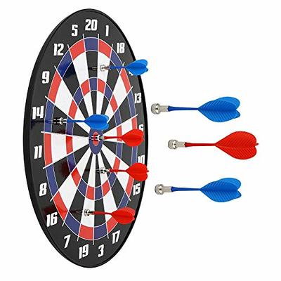 13.5 Magnetic Dartboard Dart Board Game Set Indoor Outdoor Games Gift for  Kids