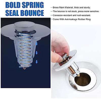 Universal Bathroom Sink Stopper Pop Up for 1.06-1.80 Drain Holes,with Hair  Catcher Shower Drain Strainer(Fit Hole from 1.4-1.97), Stainless Steel Sink  Strainer for Bathroom Washbasin Bathtub Drain - Yahoo Shopping
