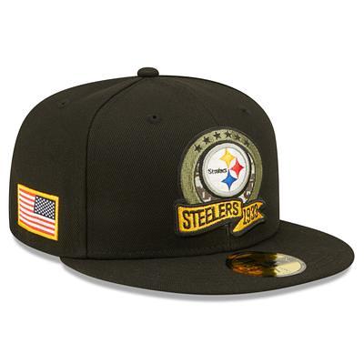 New Era Men's Black, Camo Pittsburgh Steelers 2022 Salute To Service 9FORTY  Snapback Trucker Hat - Macy's