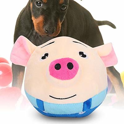 CYAK Interactive Dog Toy Automatic Pet Bouncing Toy Electronic Plush Dog Toy  Cartoon Pig Plush Balls for Puppy Motorized Entertainment(Jumping Pig in  Blue Clothes) - Yahoo Shopping