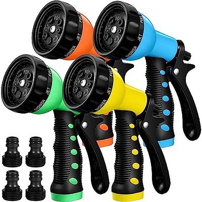 Garden Hose Nozzle, High Pressure 8 Spray Patterns Hose Sprayer