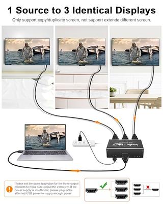 HDMI-compatible Cable Splitter 1080P 2 Dual Port Y Splitter 1 In 2 Out  Cable Adapter For LCD TV Box PS3 HDMI-compatible Splitter