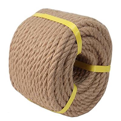CRAYZA Jute Rope 100 Feet 8mm Thick Hemp Rope Strong Jute Twine for DIY  Crafts, Cat Scratch Post, Gardening, Home Decorating - Yahoo Shopping