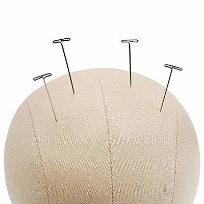 GEX Cork Canvas Block Head Mannequin Head Wig Display Styling Head