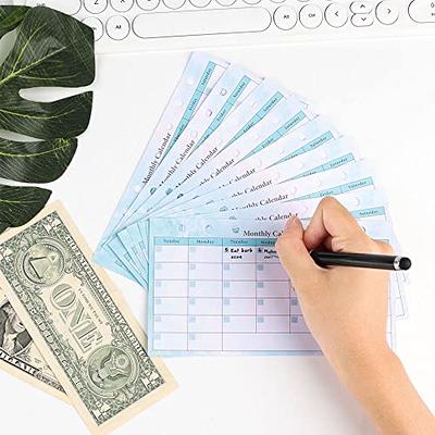 Wanglaism A6 Budget Planner Refill, 91 Sheets Colorful Weekly Monthly  Planner Inserts 6-Hole Financial Planner for A6 Budget Binder Cover, Money  Envelopes Organizer for Wallet, Cash, Saving - Yahoo Shopping